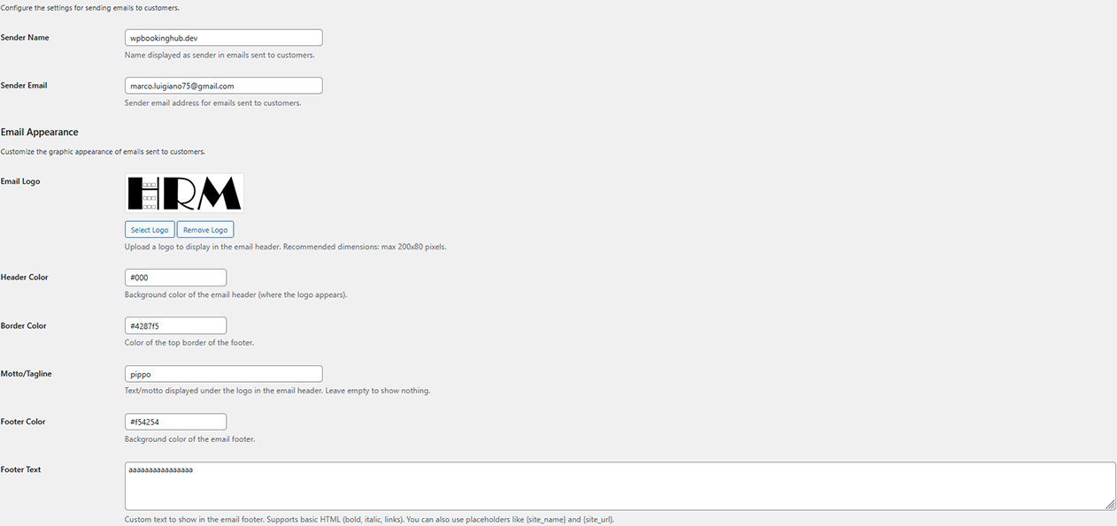 Email preview